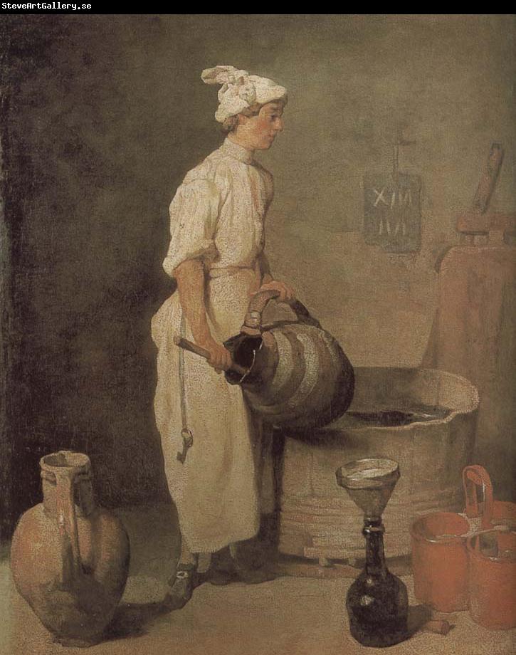 Jean Baptiste Simeon Chardin In the cellar of the boys to clean jar